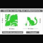 Generic Green Decorative Radium Wall Sticker - Image 2