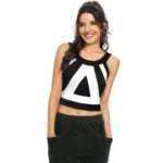 Generic Women's 95% Polyester 5% Spandex Western Wear Tops (White)