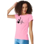 Generic Women's Cotton Western Wear T Shirt (Pink) - Image 5