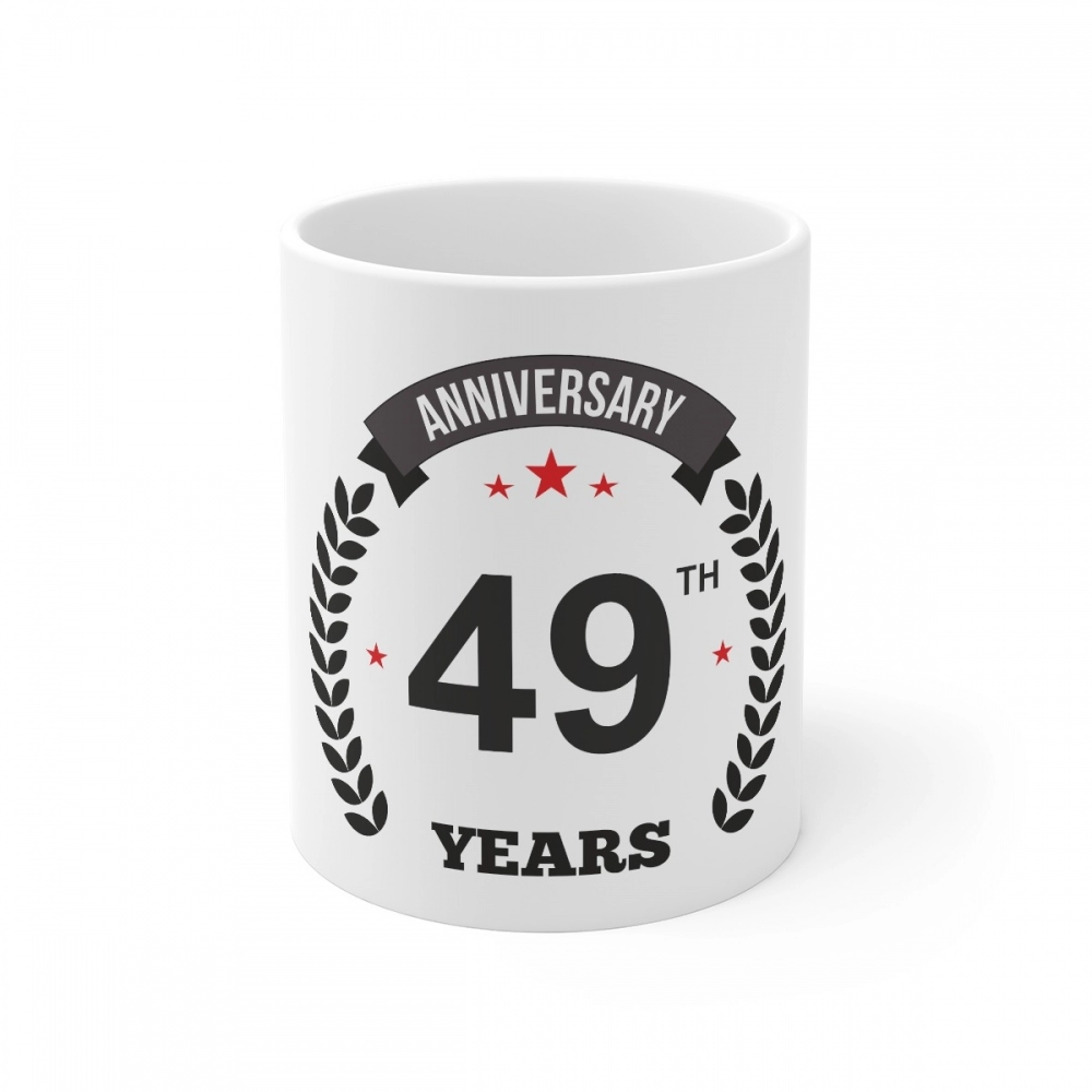 52164660006_bf17d6b601_o_d-1000x1000-1.webp Generic Ceramic 49th Anniversary Printed Coffee Mug (Color: White, Capacity:330ml) - Image 1