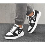 Generic Men's Solid Synthetic Casual Shoes (Black) - Image 5