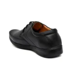 Generic Men's Solid Synthetic Leather Formal Shoes (Black) - Image 3
