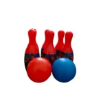 Spider Man Theme Bowling Set with two balls |   Plastic  |   Toys| 1+ Years - Image 2