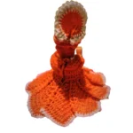 Generic Laddu Gopal Tharad Dress Size: 0 To 6 (Orange) - Image 3