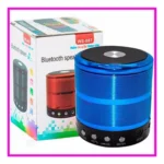 Generic Plastic Rubber Wireless WS887 Bluetooth Speaker (Blue)