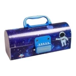 Generic Plastic Pen, Pencil Box Suitcase Style Password Lock (Multicolor ) - Image 4
