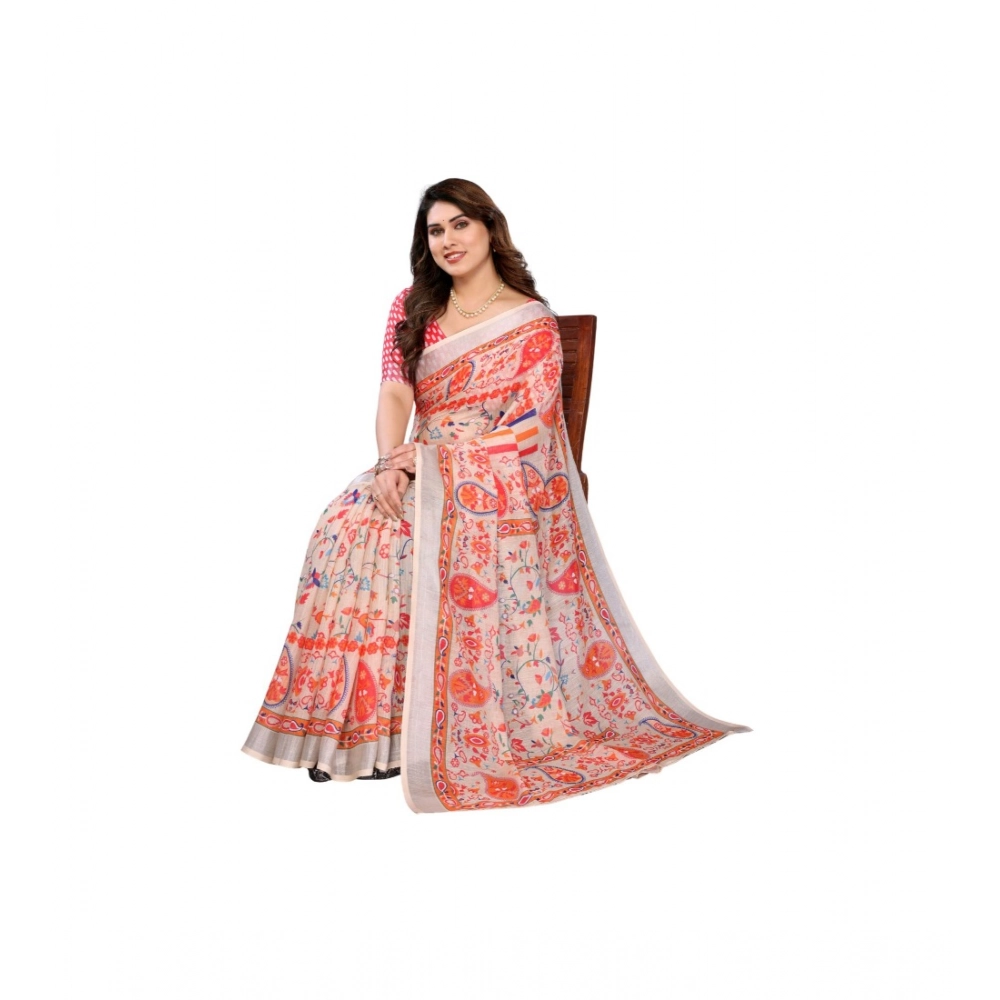 PID-63902-Women-s-Linen-Cotton-Printed-Saree-With-Unstitched-Blouse-5-5-Mtr-Orange-1-1000x1000-1.webp Generic Women's Linen Cotton Printed Saree With Unstitched Blouse 5.5Mtr (Orange ) - Image 1