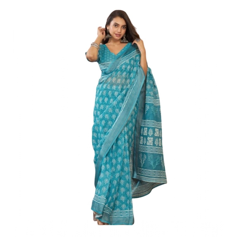 PID-64510-Women-s-Faux-Linen-Printed-Ready-To-Wear-Saree-With-Unstitched-Blouse-5-5-Mtr-Aqua-Blue-1000x1000-1.webp Generic Women's Linen Cotton Printed Ready To Wear Saree With Unstitched Blouse 5.5 Mtr (Aqua_Blue) - Image 1