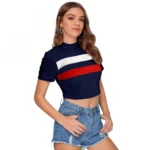 Women's 95% Polyester 5% Spandex Western Wear Tops (Red) - Image 4