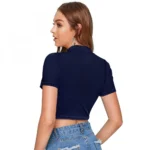Women's 95% Polyester 5% Spandex Western Wear Tops (Red) - Image 2