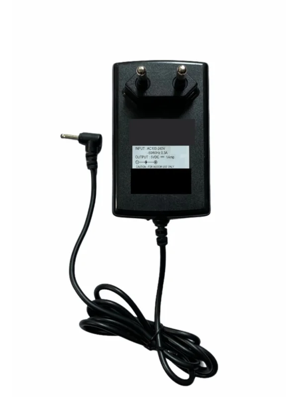 5V 1A Power Adapter, Power Supply AC Input 100 240 V and Output 5V 1A for Set Top Box_DTH Box, CCTV System, Router, Other Electronics And IT Gadgets with Vtech Pin (Black)