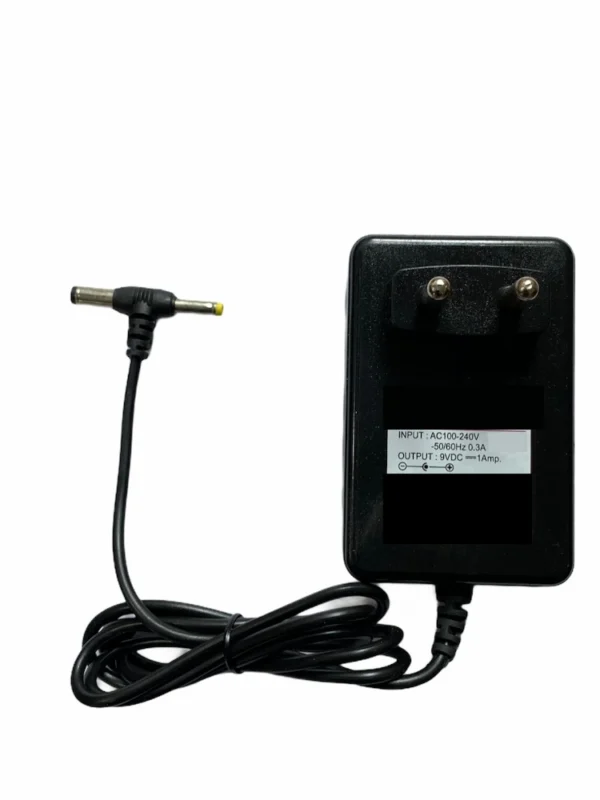 9V 1A Power Adapter, Power Supply AC Input 100 240 V and Output 9V 1A for Set Top Box_DTH Box, CCTV System, Router, Other Electronics And IT Gadgets with DC And Sony Pin (Black)