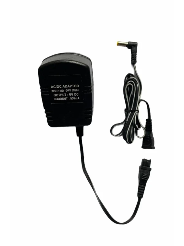6V 500mA Power Adapter, Power Supply AC Input 200 240 V and Output 6V 500mA for Set Top Box_DTH Box, CCTV System, Router, Other Electronics And IT Gadgets with DC Pin (Black)