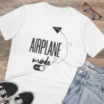 Men's PC Cotton Explore The Unseen Printed T Shirt (Color: White, Thread Count: 180GSM) - Image 4