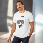 Men's PC Cotton Explore The Unseen Printed T Shirt (Color: White, Thread Count: 180GSM) - Image 6