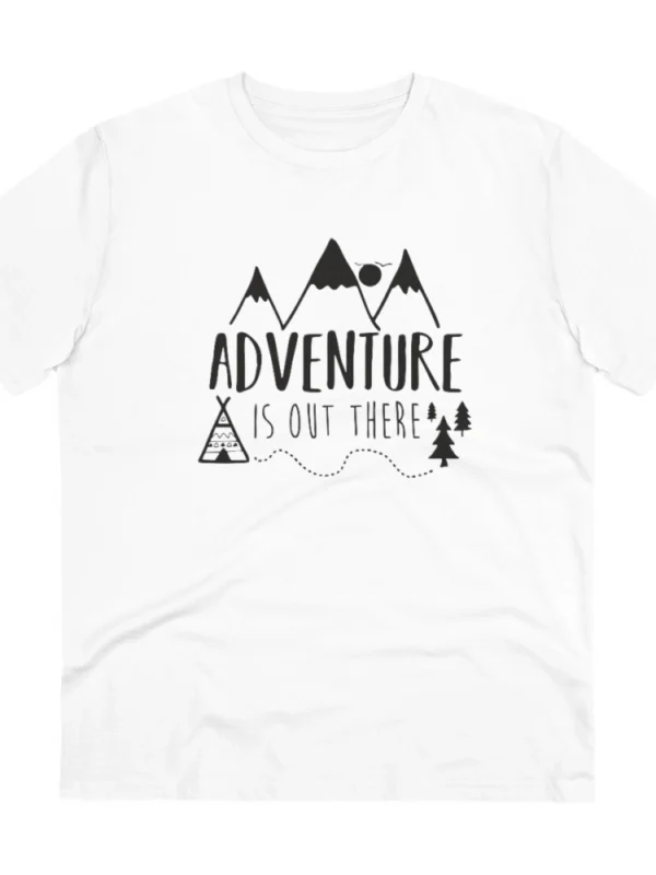 Men's PC Cotton Explore The Unseen Printed T Shirt (Color: White, Thread Count: 180GSM)