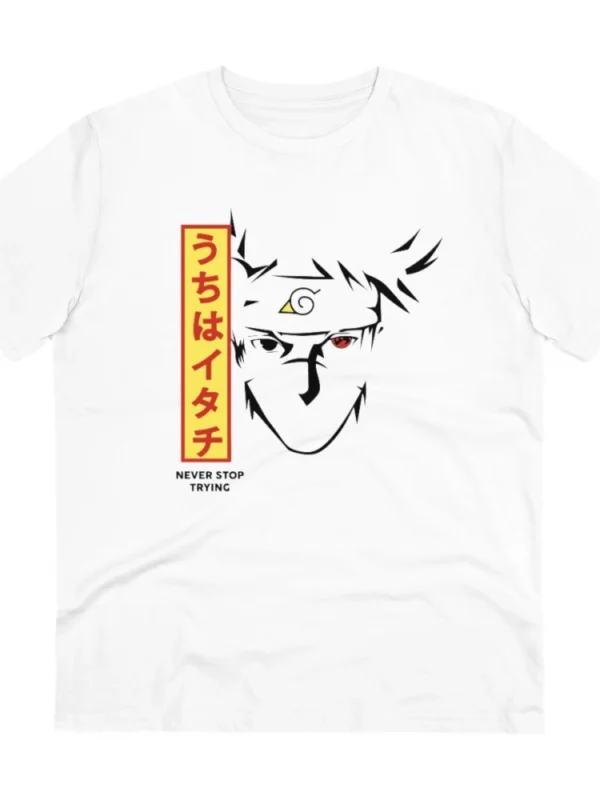 Men's PC Cotton Kunffo Printed T Shirt (Color: White, Thread Count: 180GSM)