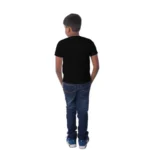 Boys Cotton Will Be Cool Half Sleeve TShirt (Black) - Image 2