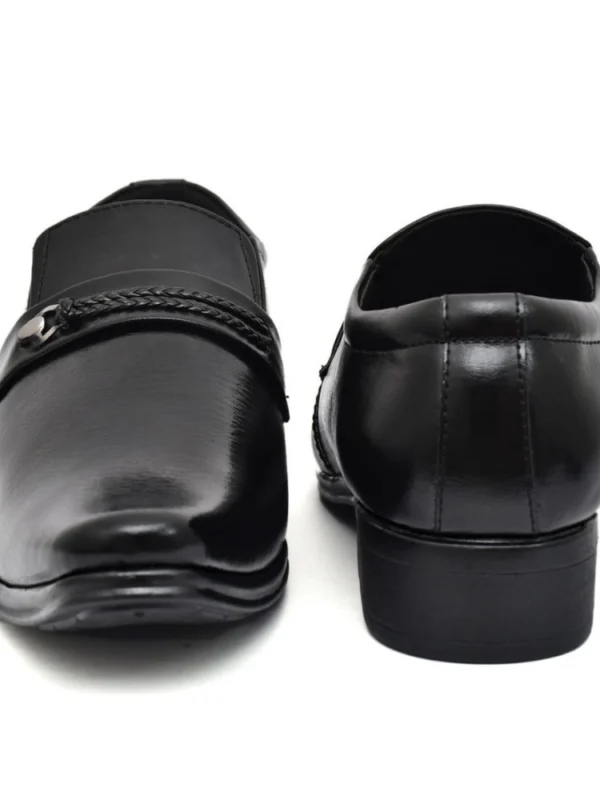 Men's Faux Leather Formal Shoes (Black)