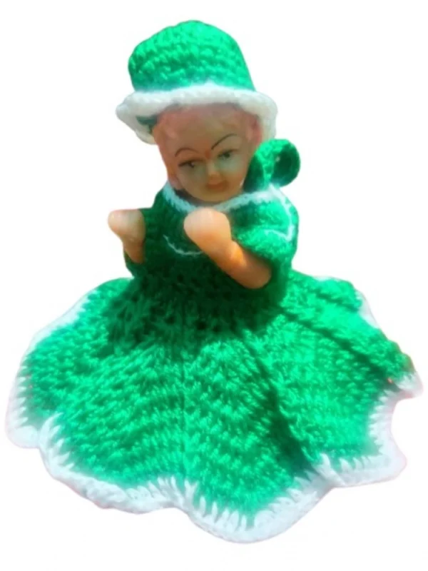 Laddu Gopal Tharad Dress Size: 0 To 6 (Green)