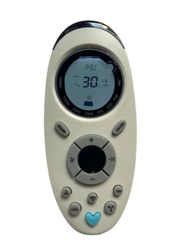 AC Remote No.143B with Backlight Onida AC Remote Control (White)
