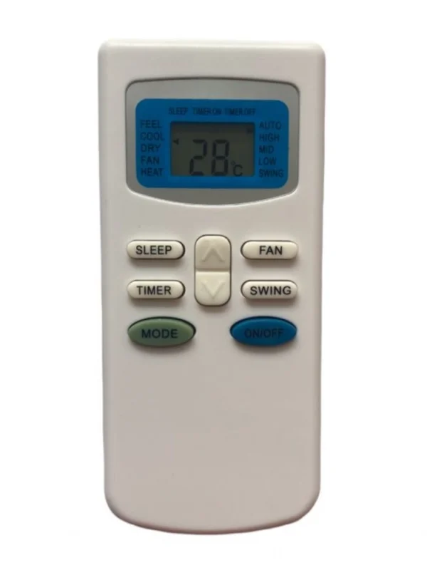 AC Remote No.17 No Backlight Bluestar AC Remote Control (White)
