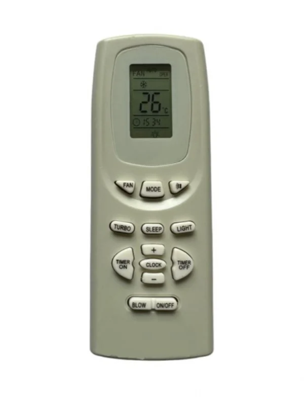 AC Remote No.19A No Backlight Godrej AC Remote Control (White)