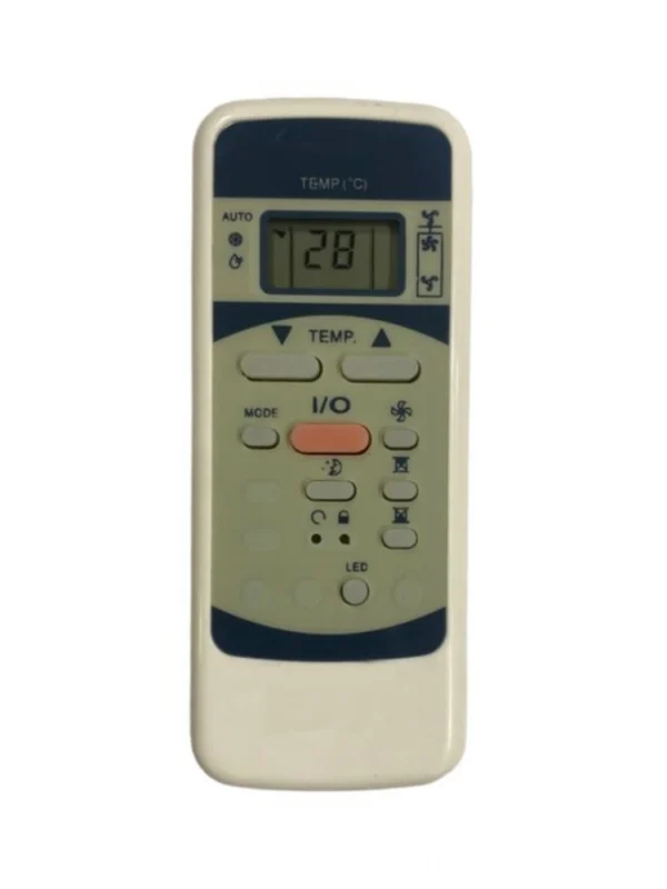 AC Remote No.152 No Backlight Kelvinator AC Remote Control (White)