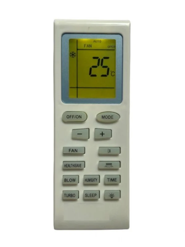 AC Remote No.18 with Backlight Bluestar AC Remote Control (White)