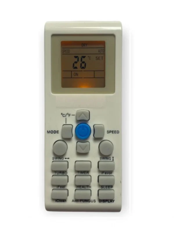 AC Remote No.171 with Backlight Aux AC Remote Control (White)