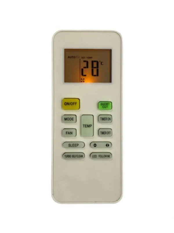 AC Remote No.142 with Backlight Midea AC Remote Control (White)
