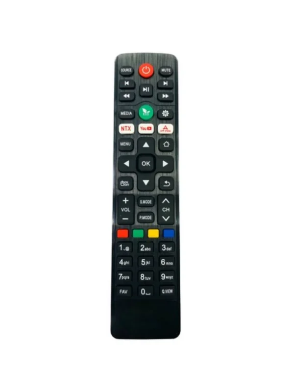Smart TV Remote No.1205 Vise Smart LCD LED TV Remote Control (Black)