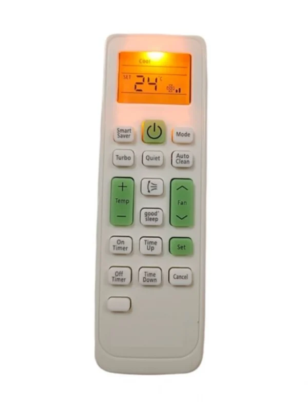 AC Remote No.90 with Backlight Samsung AC Remote Control (White)