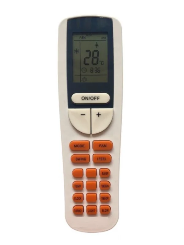AC Remote No.133 No Backlight Godrej AC Remote Control (White)