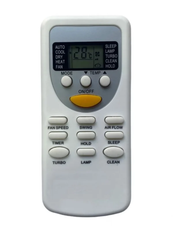 AC Remote No.49 No Backlight Videocon AC Remote Control (White)