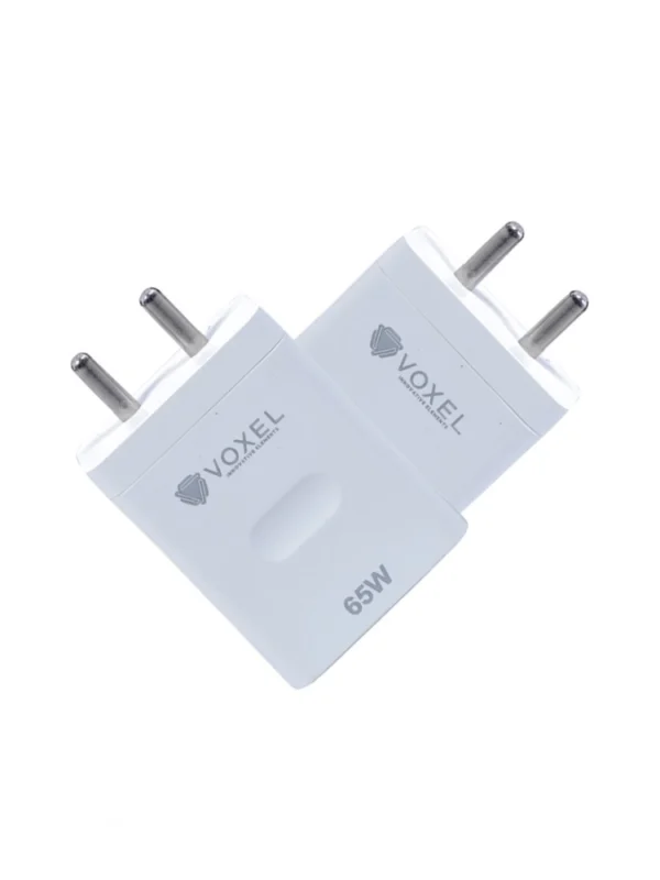 VOXEL 65 Watt Usb Fast Charger AB Plastic (White)
