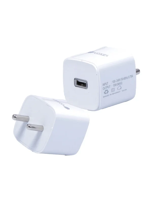 VOXEL 15 Watt Usb Charger AB Plastic (White)