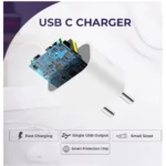 VOXEL 65 Watt Usb Fast Charger AB Plastic (White) - Image 2