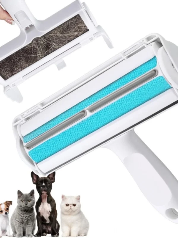 Plastic Dog Hair Remover Roller (Blue)