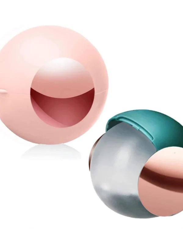 Plastic Remover Sticky Ball for Clothes Gel Lint Roller (Maroon)