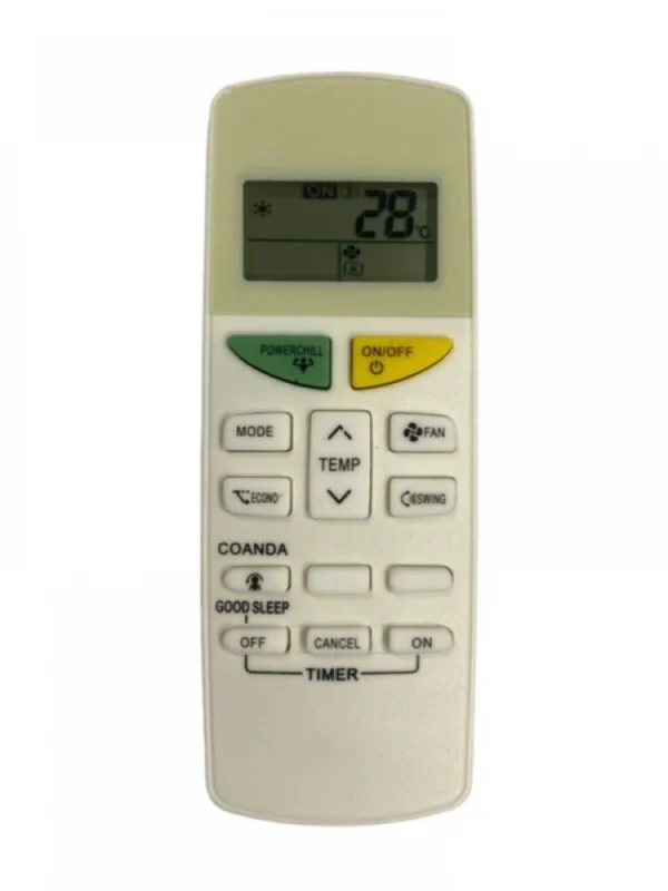 Remote No. 132E (No Backlight), Compatible for Daikin & Daikin Inverter AC Remote Control (Exactly Same Remote Will Only Work)