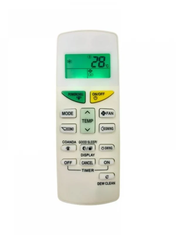 Remote No. 132L (with Backlight), Compatible for Daikin AC Remote Control (Exactly Same Remote Will Only Work)