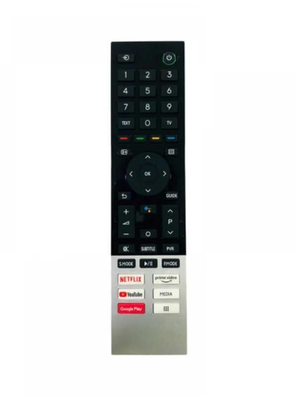 Remote No. 1231 (with Voice) with Netflix, YouTube, Prime Video Function, Compatible for Toshiba Smart TV LCD/LED Remote Control (Exactly Same Remote Will Only Work)