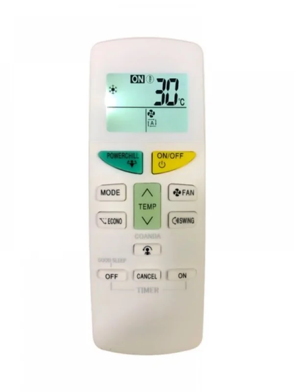 Remote No. 132B (with Backlight), Compatible for Daikin AC Remote Control (Exactly Same Remote Will Only Work)