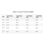 Girl's Fleece Embellished Long Sleeves Sweatshirt (Navy Blue) - Image 2