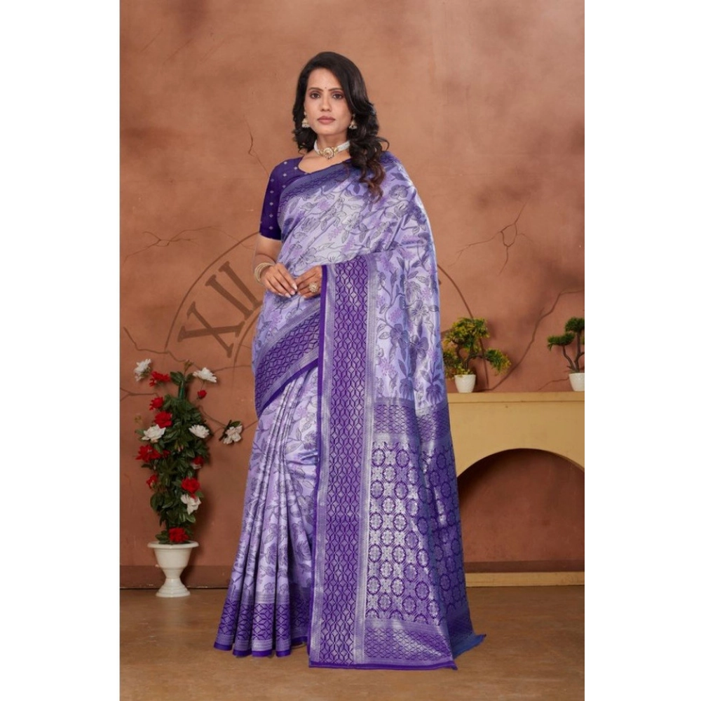 PID-62432-Generic-Women-s-Banarasi-Silk-Jaquard-Woven-Saree-With-Unstitched-Blouse-5-5-Mtr-Purple-1-1000x1000-1.webp Women's Banarasi Silk Jaquard Woven Saree With Unstitched Blouse 5.5Mtr (Purple) - Image 1