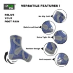 3_Pair Set Unisex Casual Cotton Printed Ankle Length Support Socks (Multicolor) - Image 2