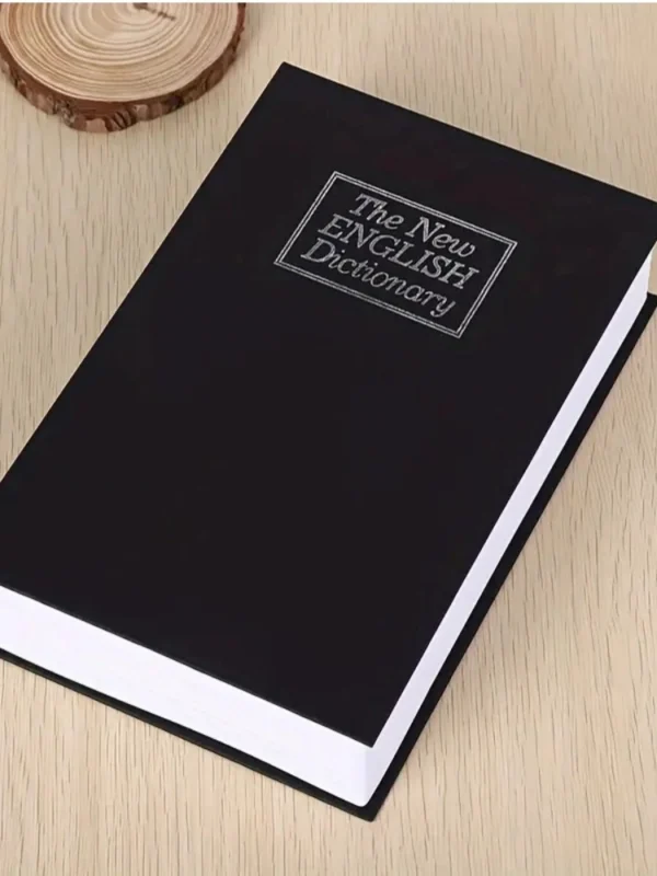 Secret Book Safe with Number Locker (Black)