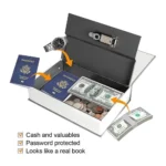 Secret Book Safe with Number Locker (Gray) - Image 4