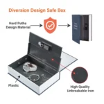 Secret Book Safe with Number Locker (Gray) - Image 2